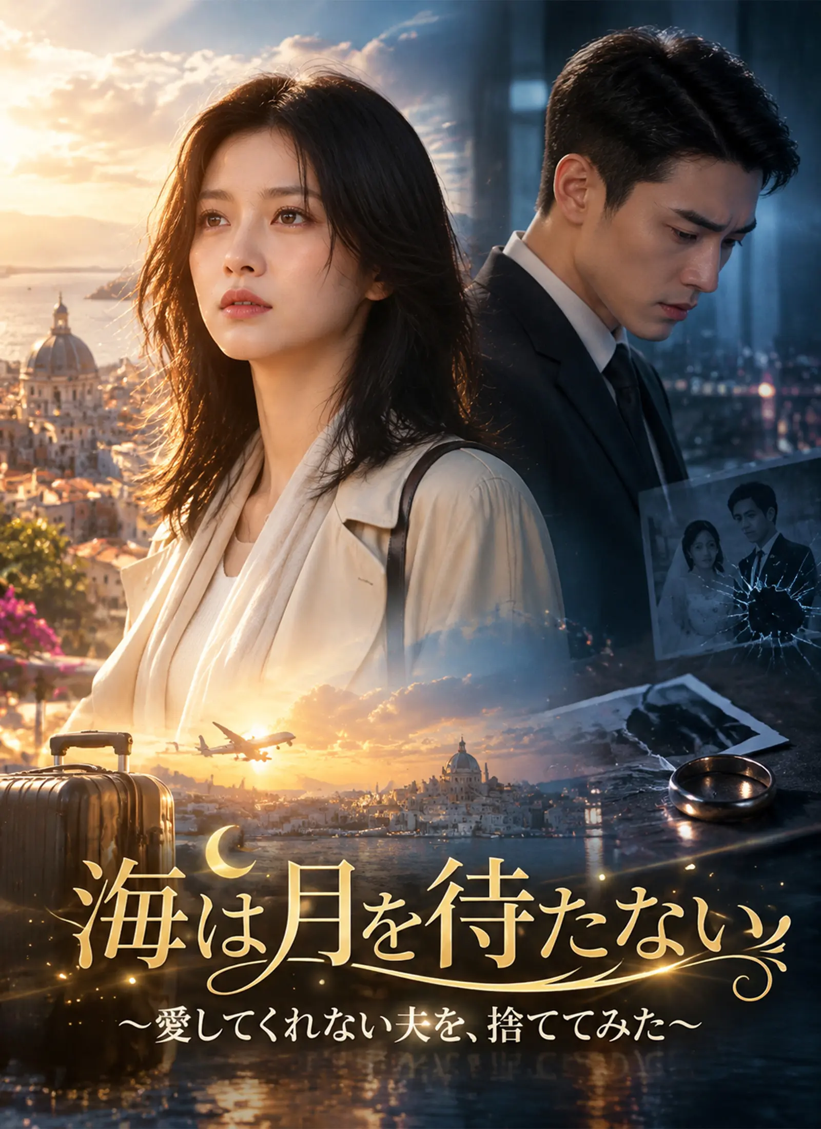 海は月を待たない～愛してくれない夫を、捨ててみた～ short drama poster