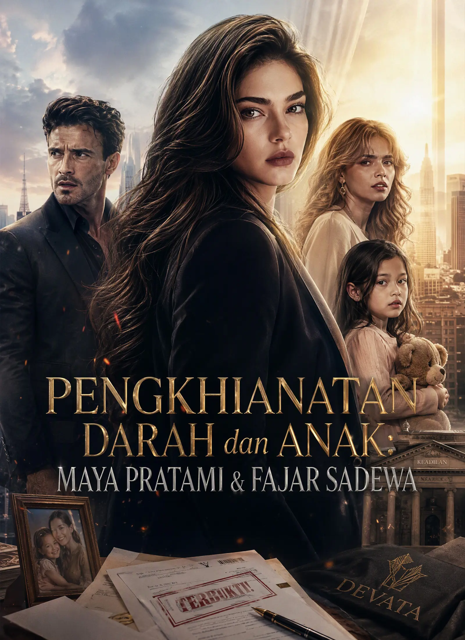 [Dubbing][Dubbing] Pengkhianatan Darah dan Anak: Maya Pratami & Fajar Sadewa short drama poster