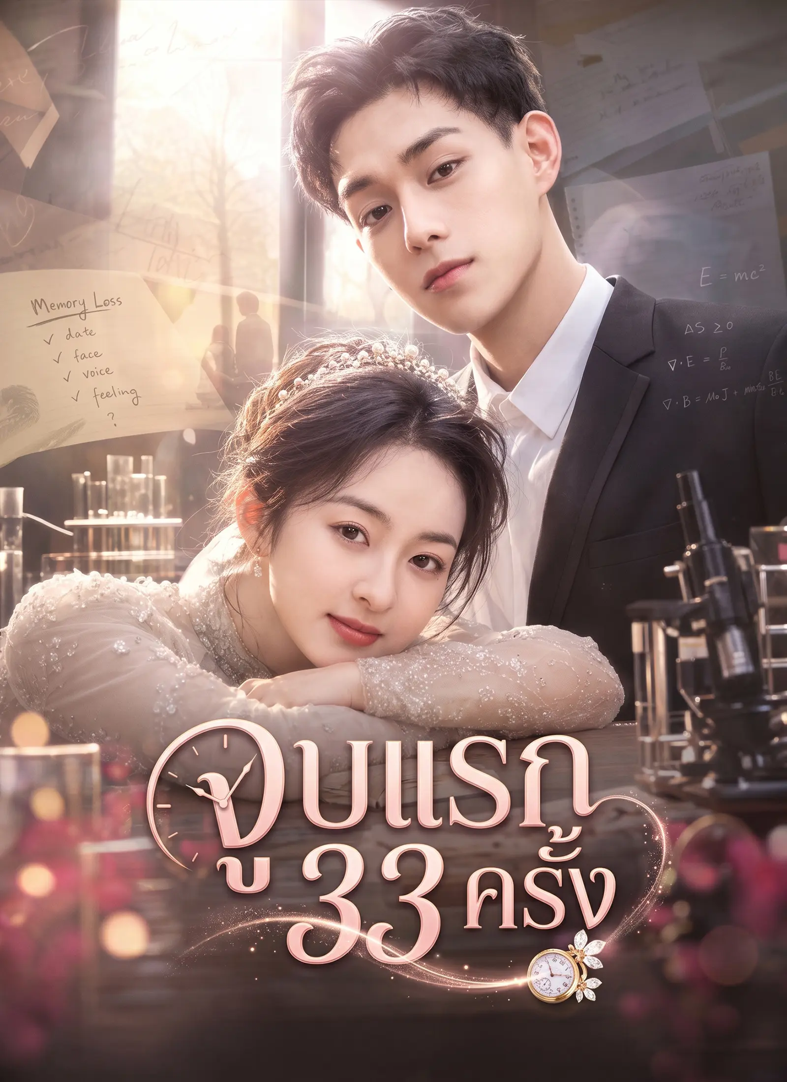 จูบแรก 33 ครั้ง short drama poster