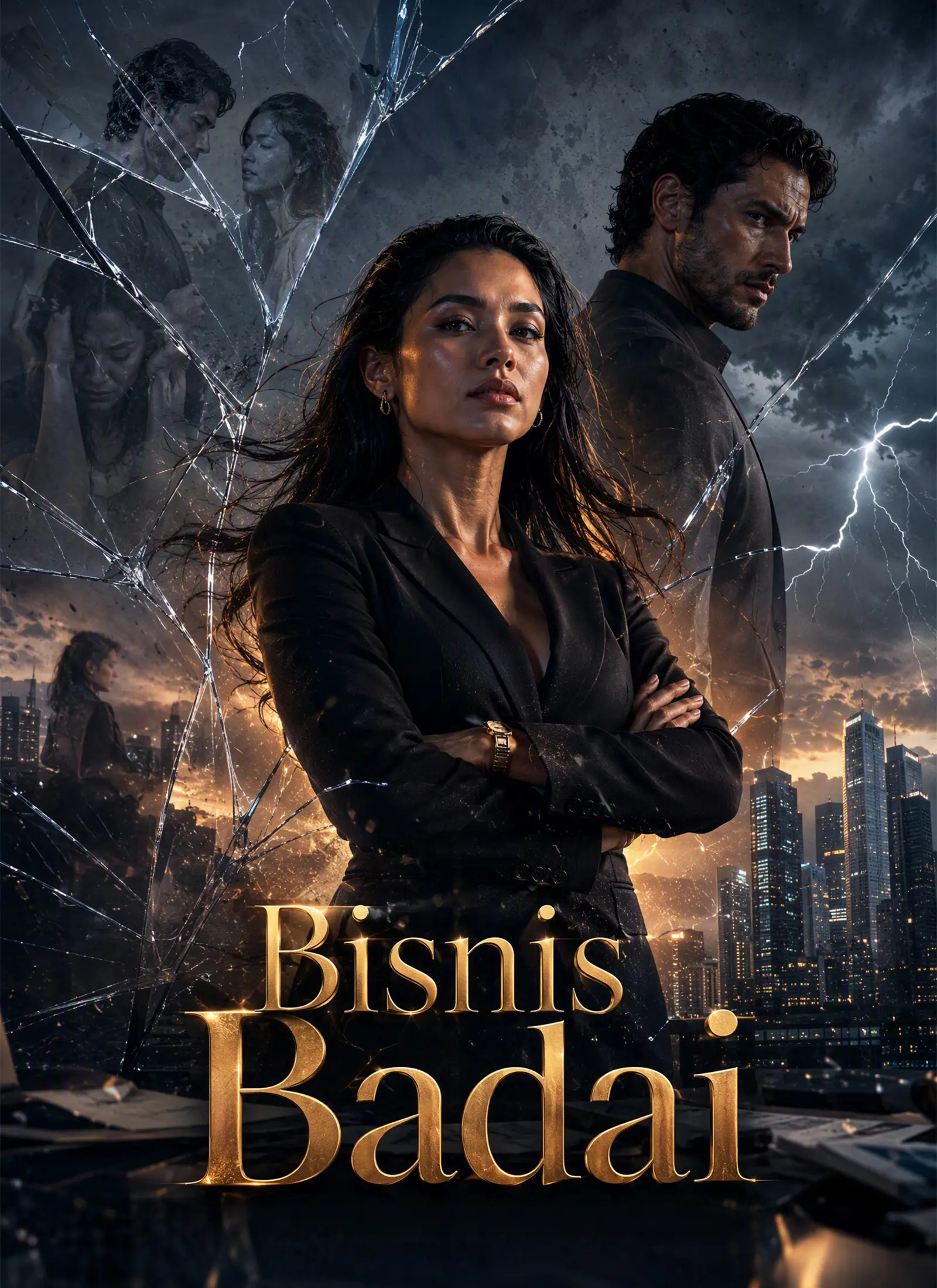 [Dubbing] Bisnis Badai short drama poster