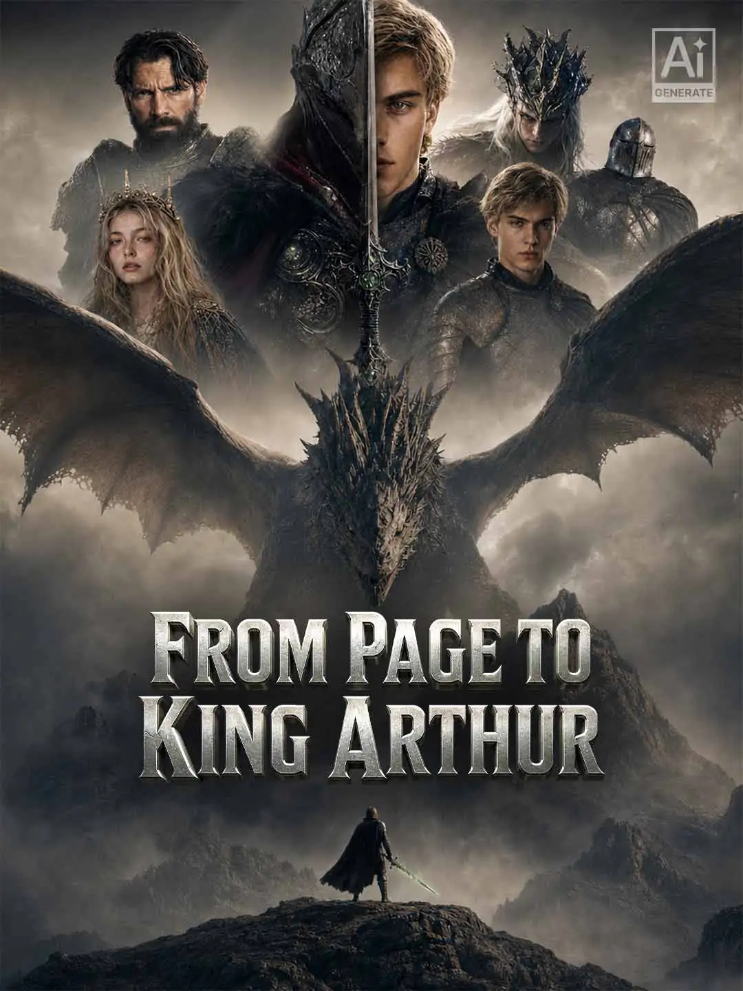 From page to king Arthur short drama poster