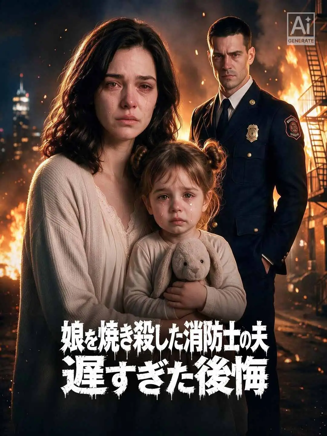 娘を焼き殺した消防士の夫 遅すぎた後悔 short drama poster