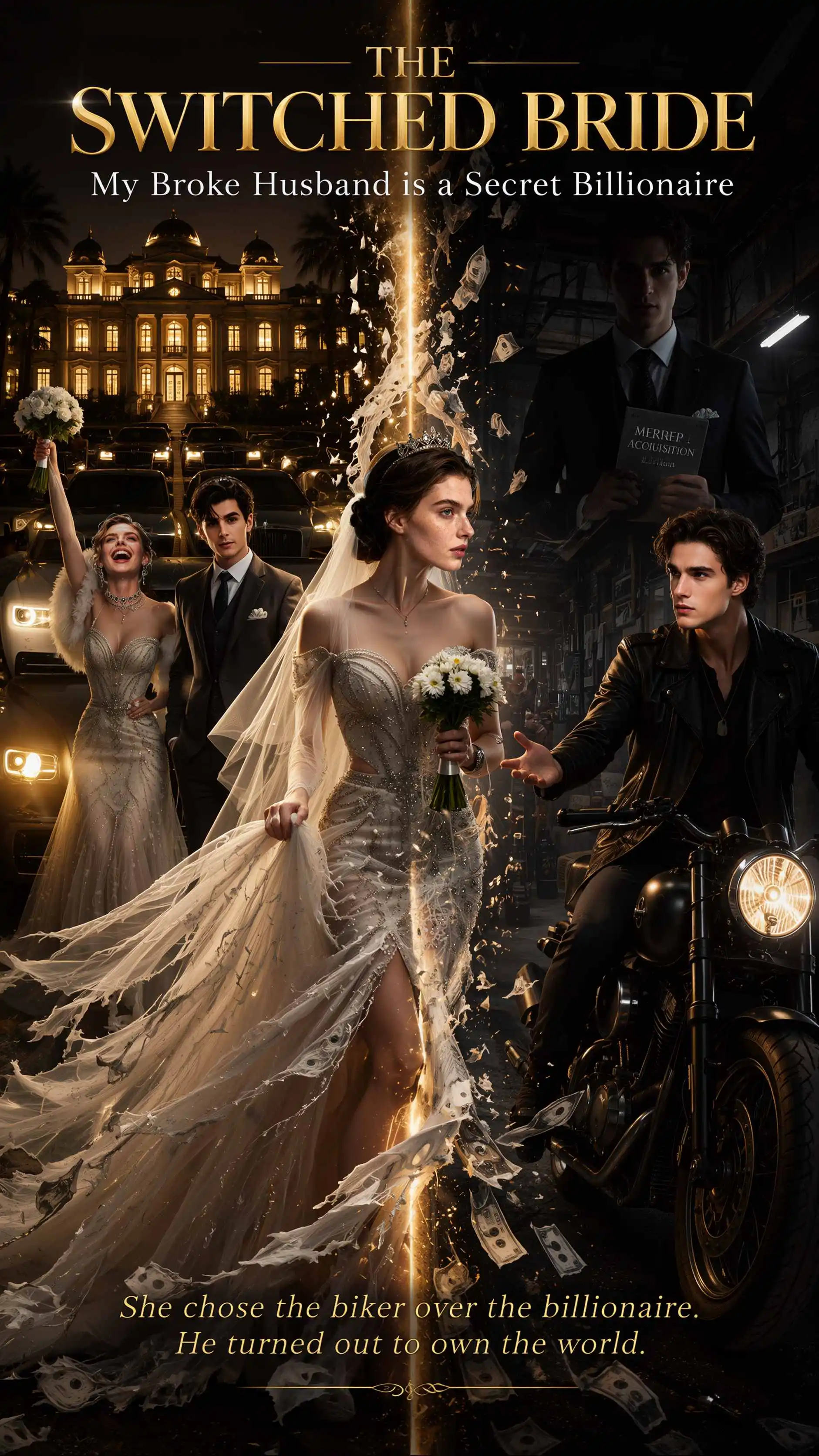 The Switched Bride: My Broke Husband is a Secret Billionaire short drama poster