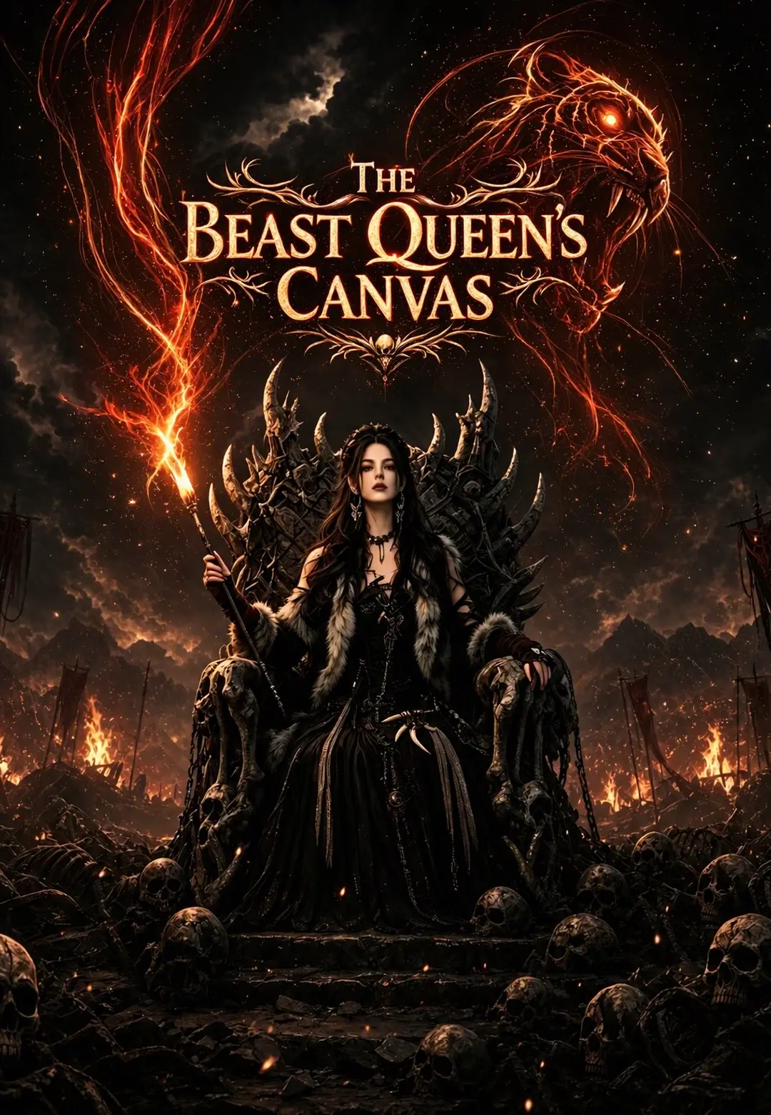 The Beast Queen's Canvas short drama poster