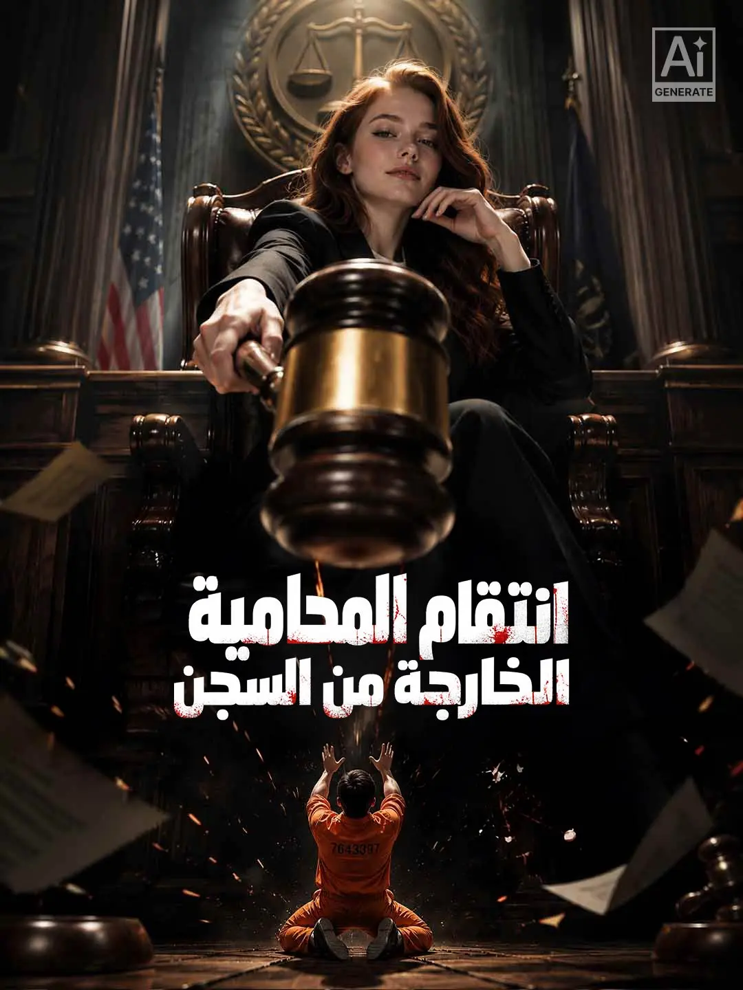 انتقام المحامية الخارجة من السجن short drama poster