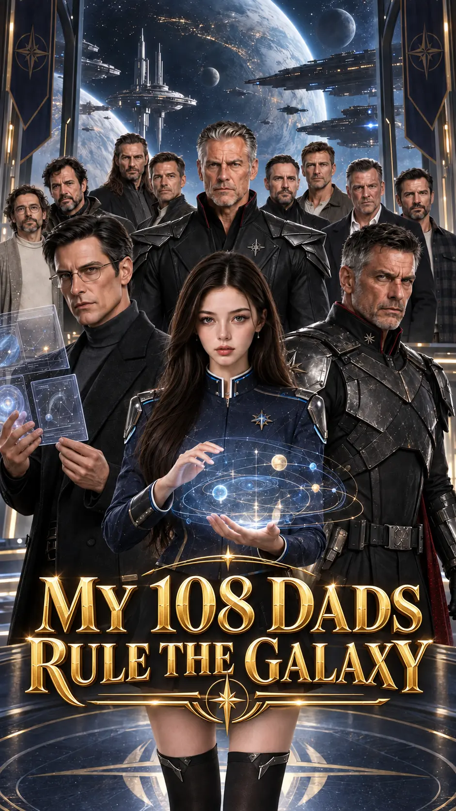 My 108 Dads Rule the Galaxy short drama poster