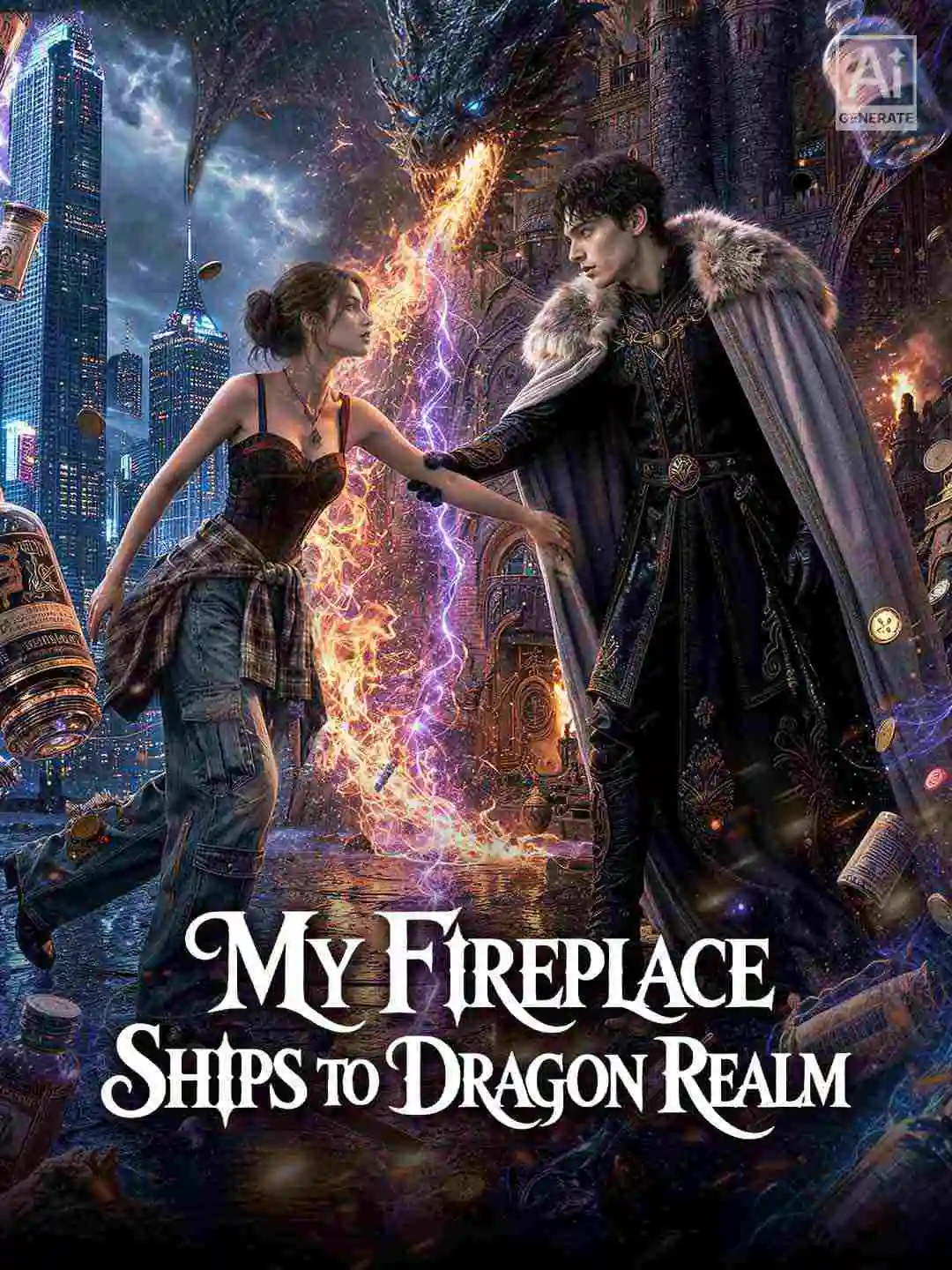My Fireplace Ships to Dragon Realm short drama poster