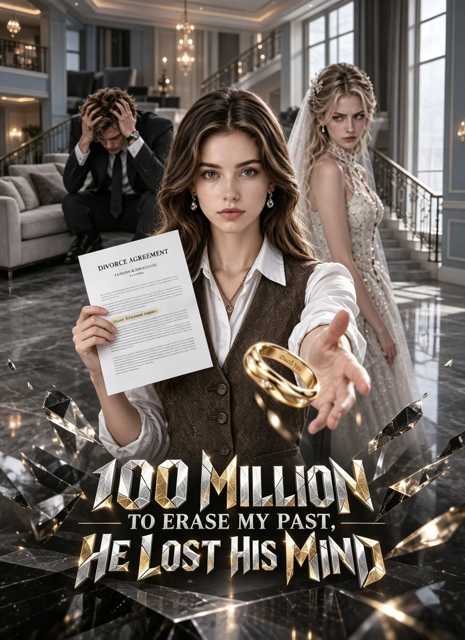 100 Million to Erase My Past, He Lost His Mind short drama poster