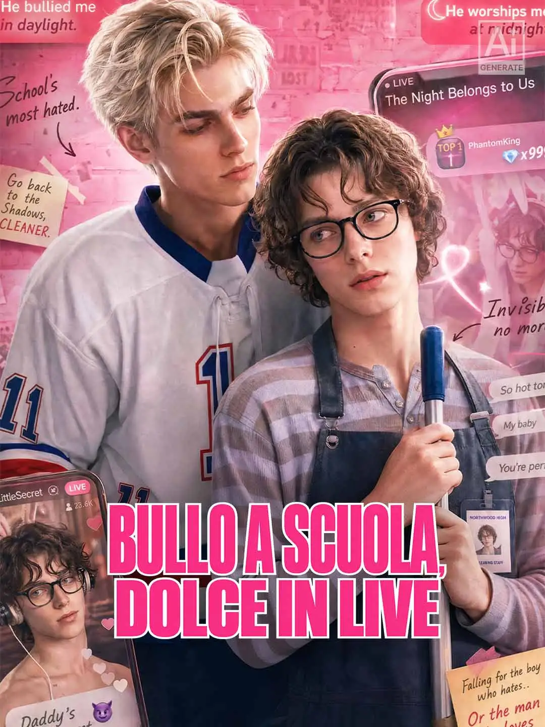 Bullo a scuola, dolce in live short drama poster