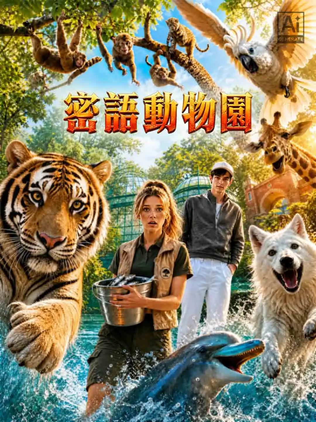 密語動物園 short drama poster
