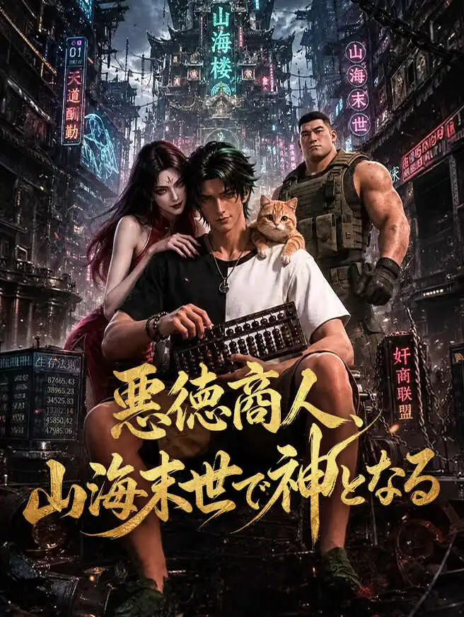 悪徳商人、山海末世で神となる short drama poster