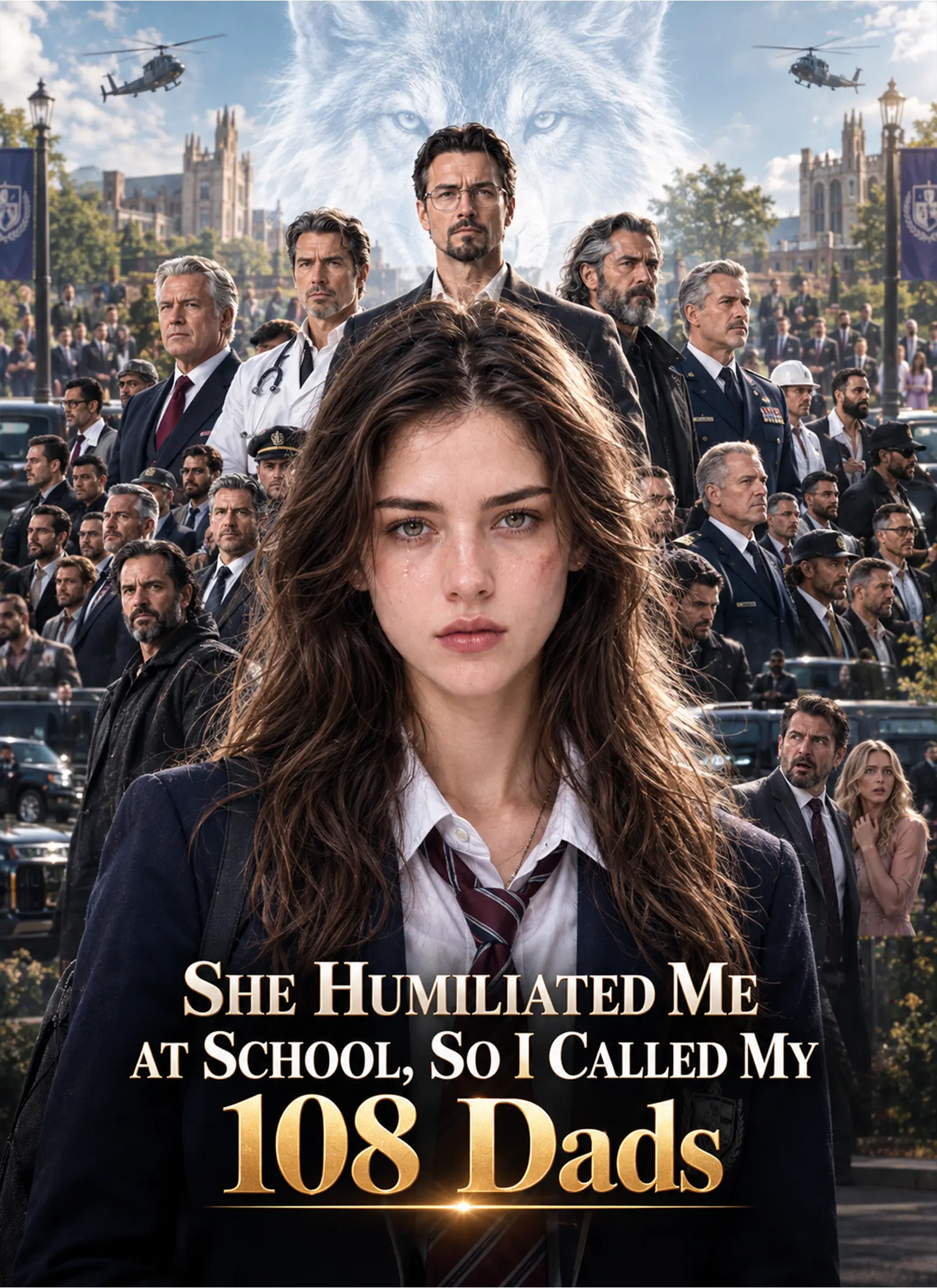 She Humiliated Me at School, So I Called My 108 Dads short drama poster