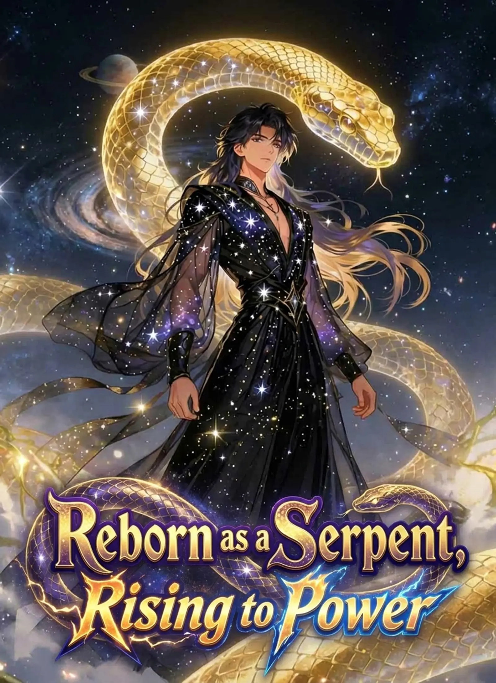 [Dubbed]Reborn as a Serpent,Rising to Power short drama poster