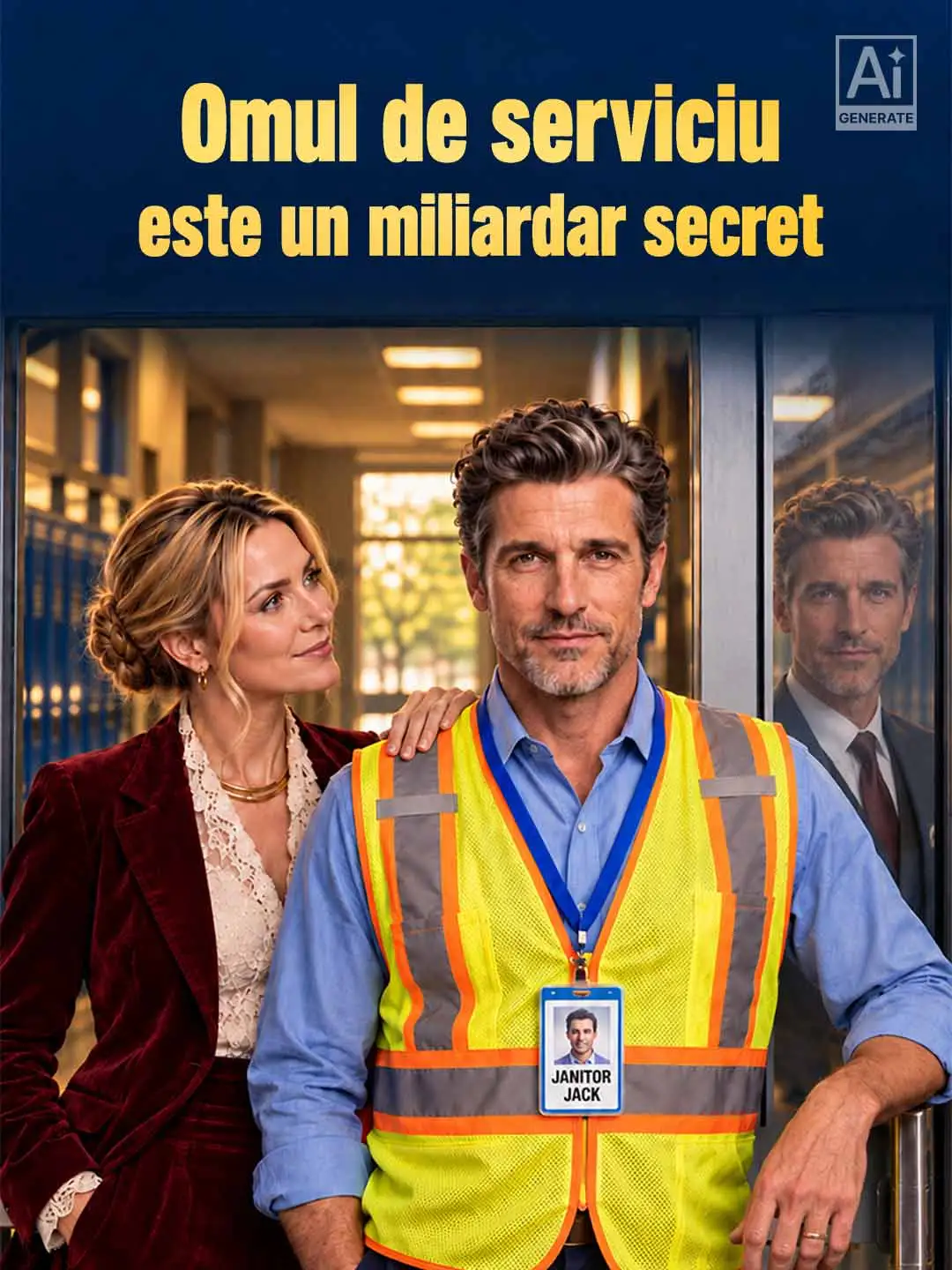 Omul de serviciu este un miliardar secret short drama poster