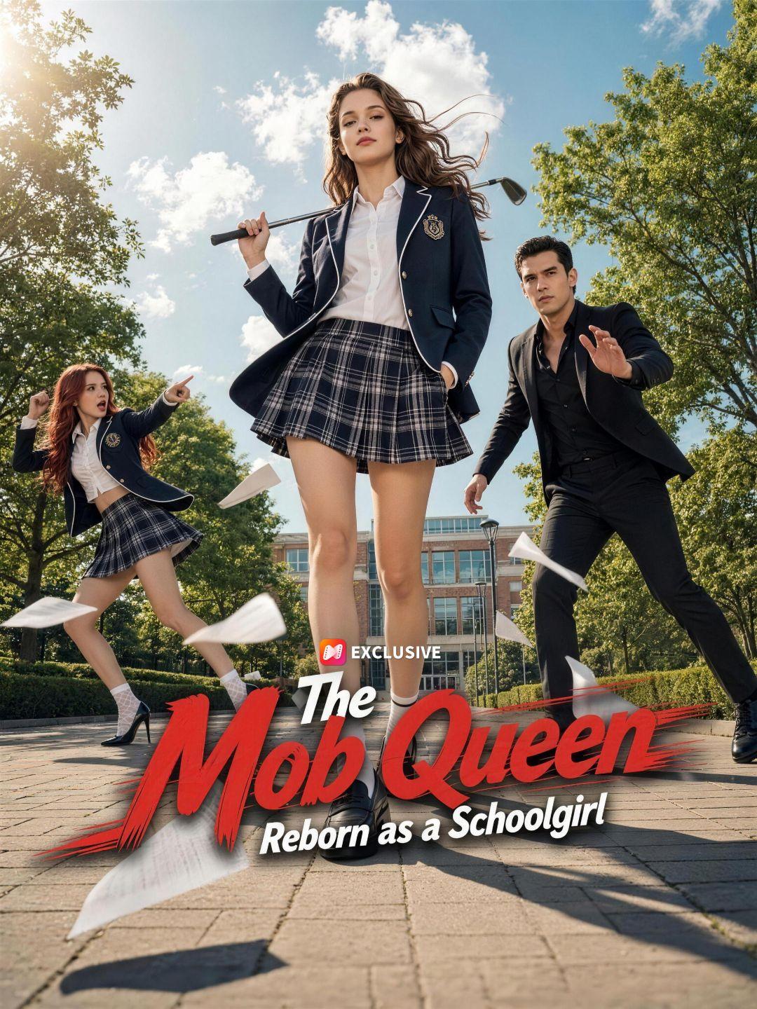 The Mob Queen Reborn as a Schoolgirl short drama poster