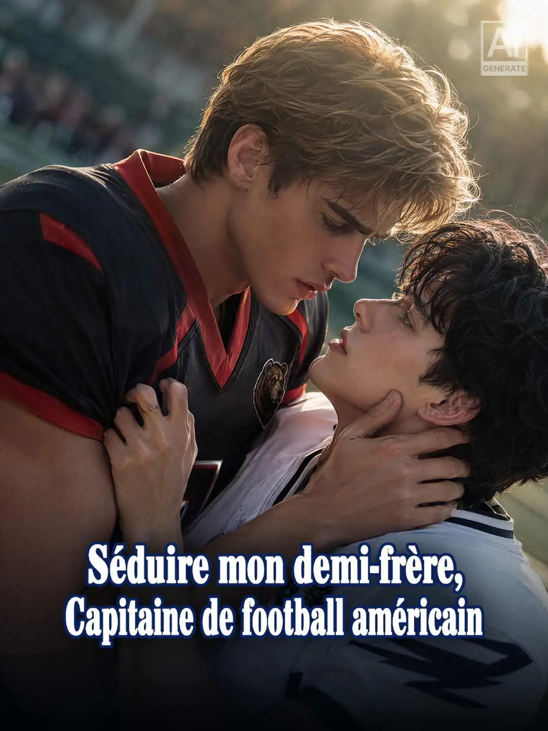 Séduire mon demi-frère, Capitaine de football américain short drama poster