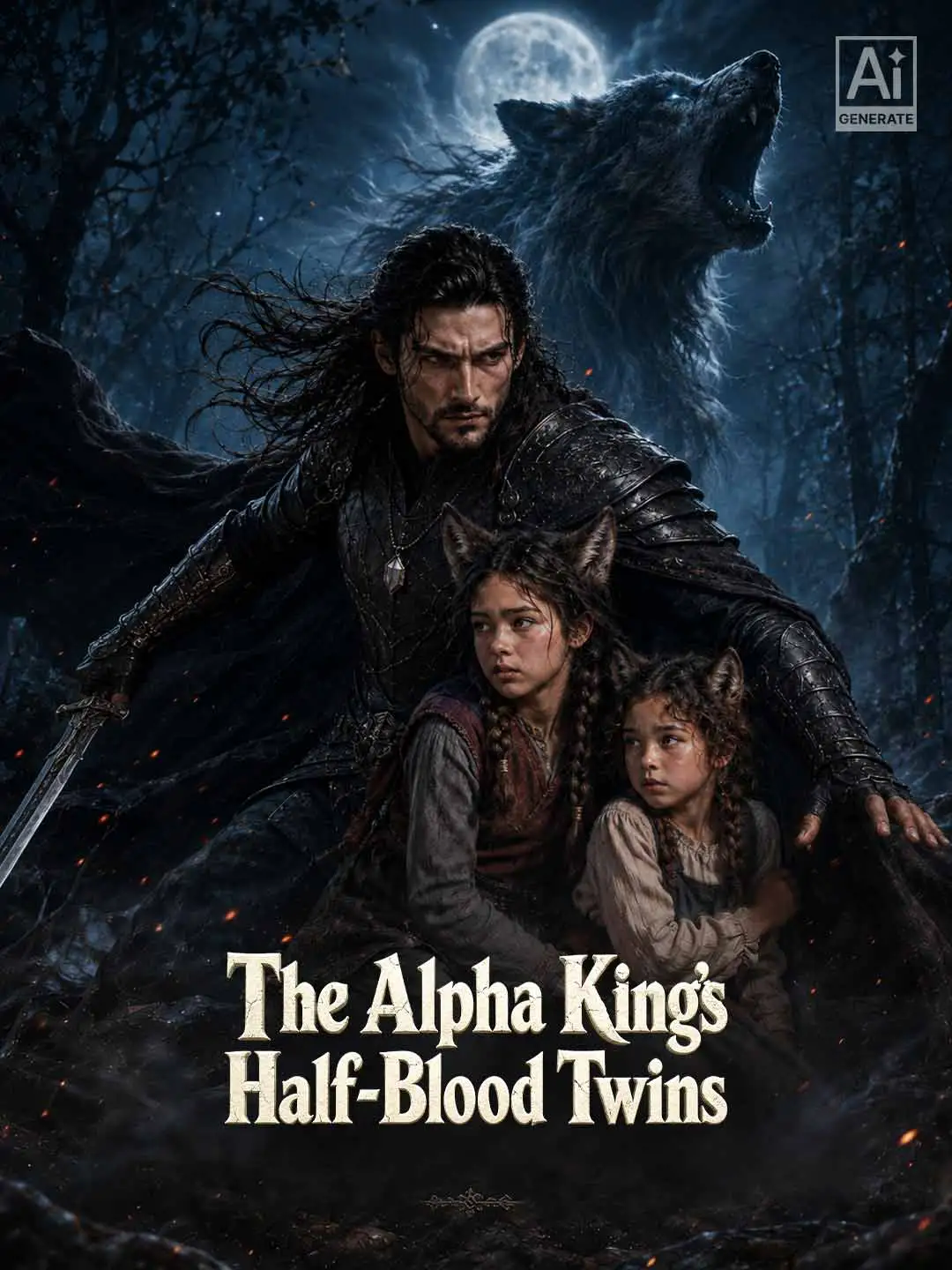 The Alpha King's Half-Blood Twins short drama poster
