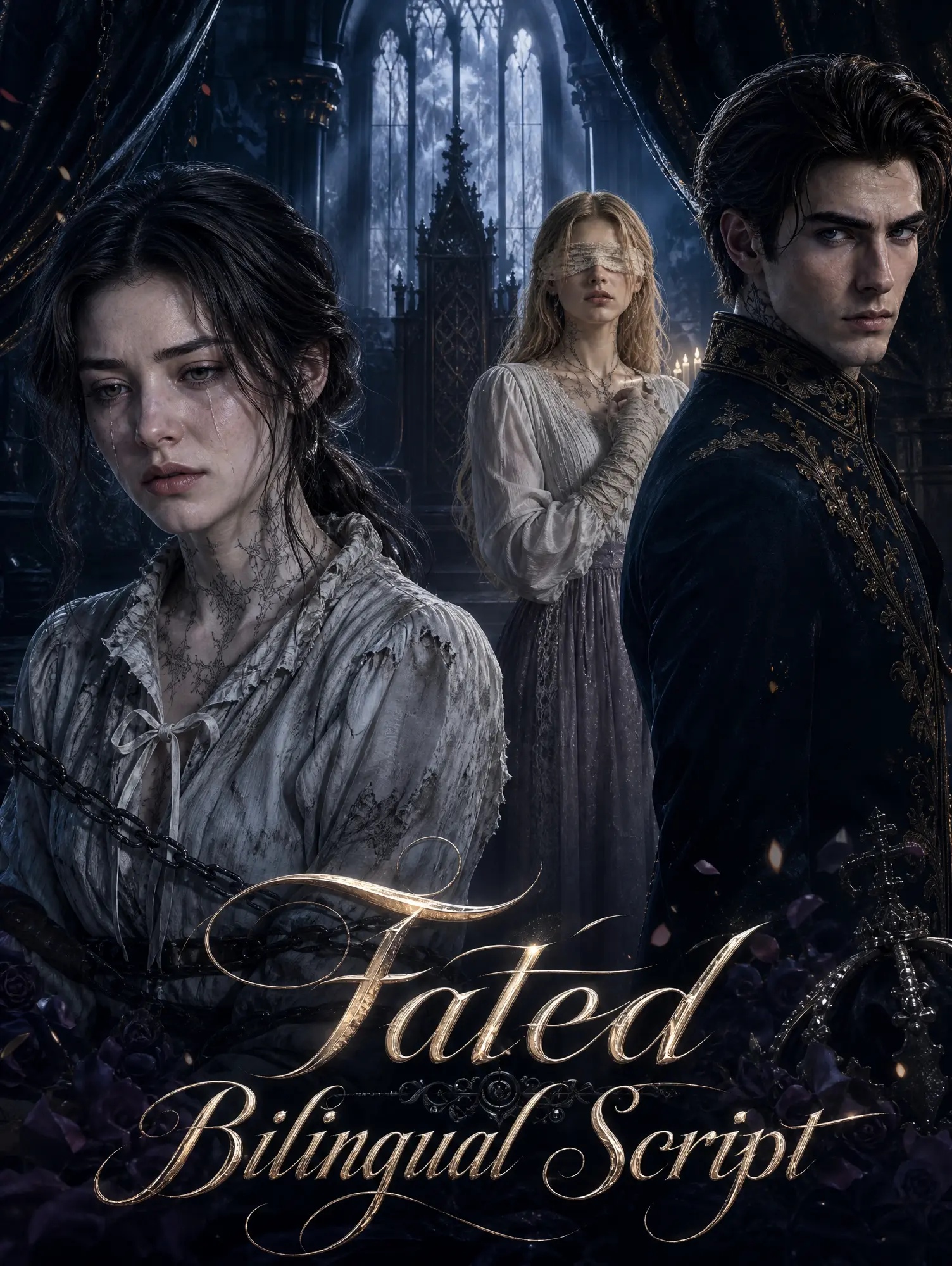 Fated Bilingual Script short drama poster