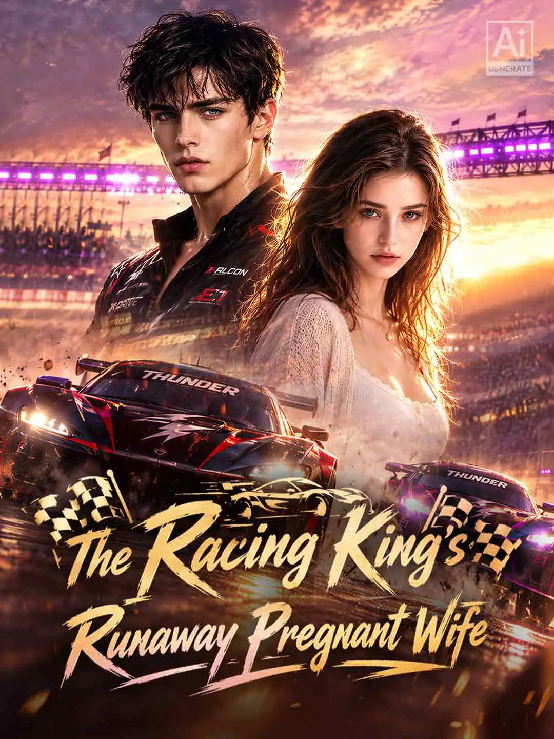 The Racing King's Runaway Pregnant Wife short drama poster