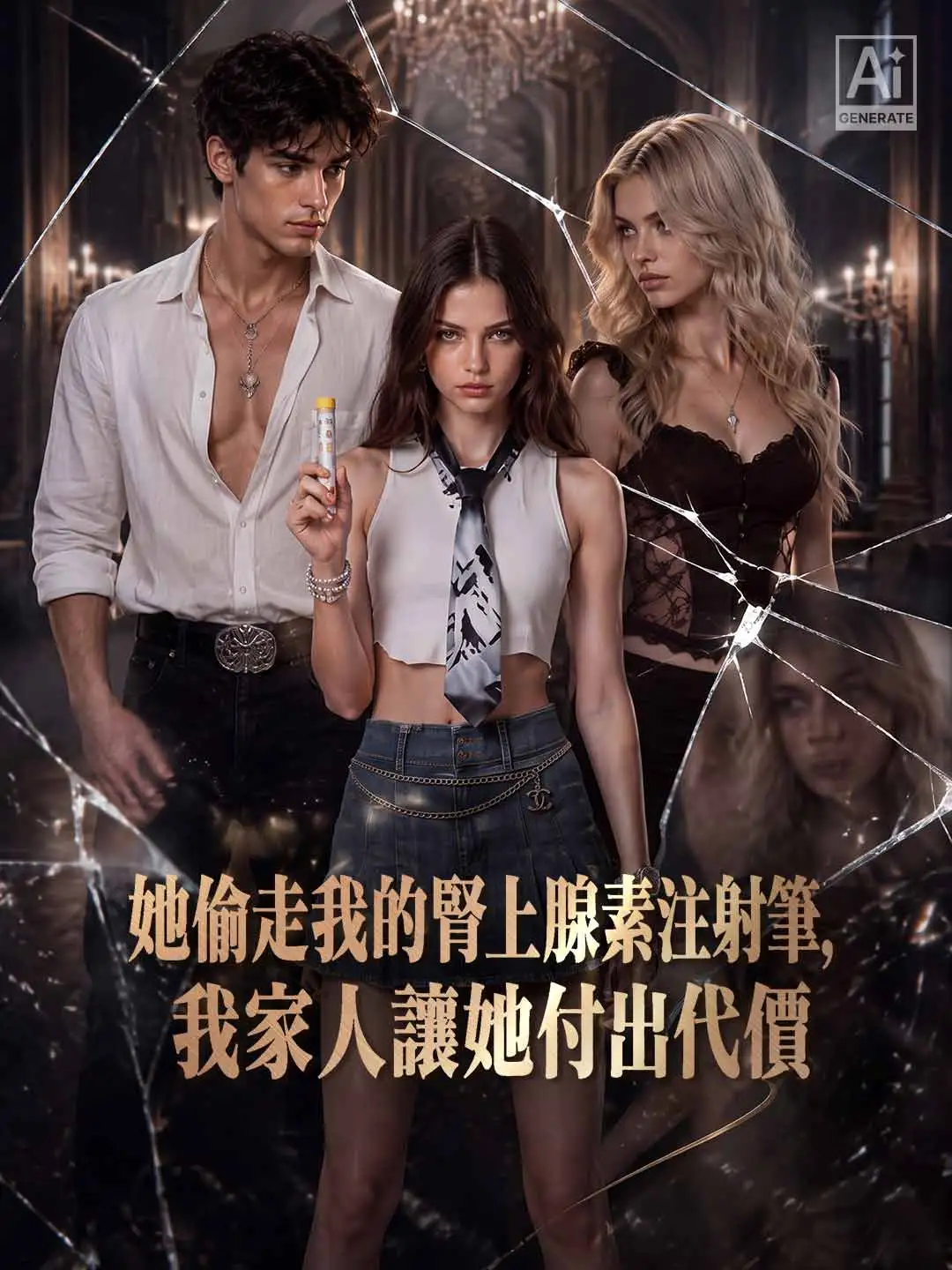她偷走我的腎上腺素注射筆，我家人讓她付出代價 short drama poster