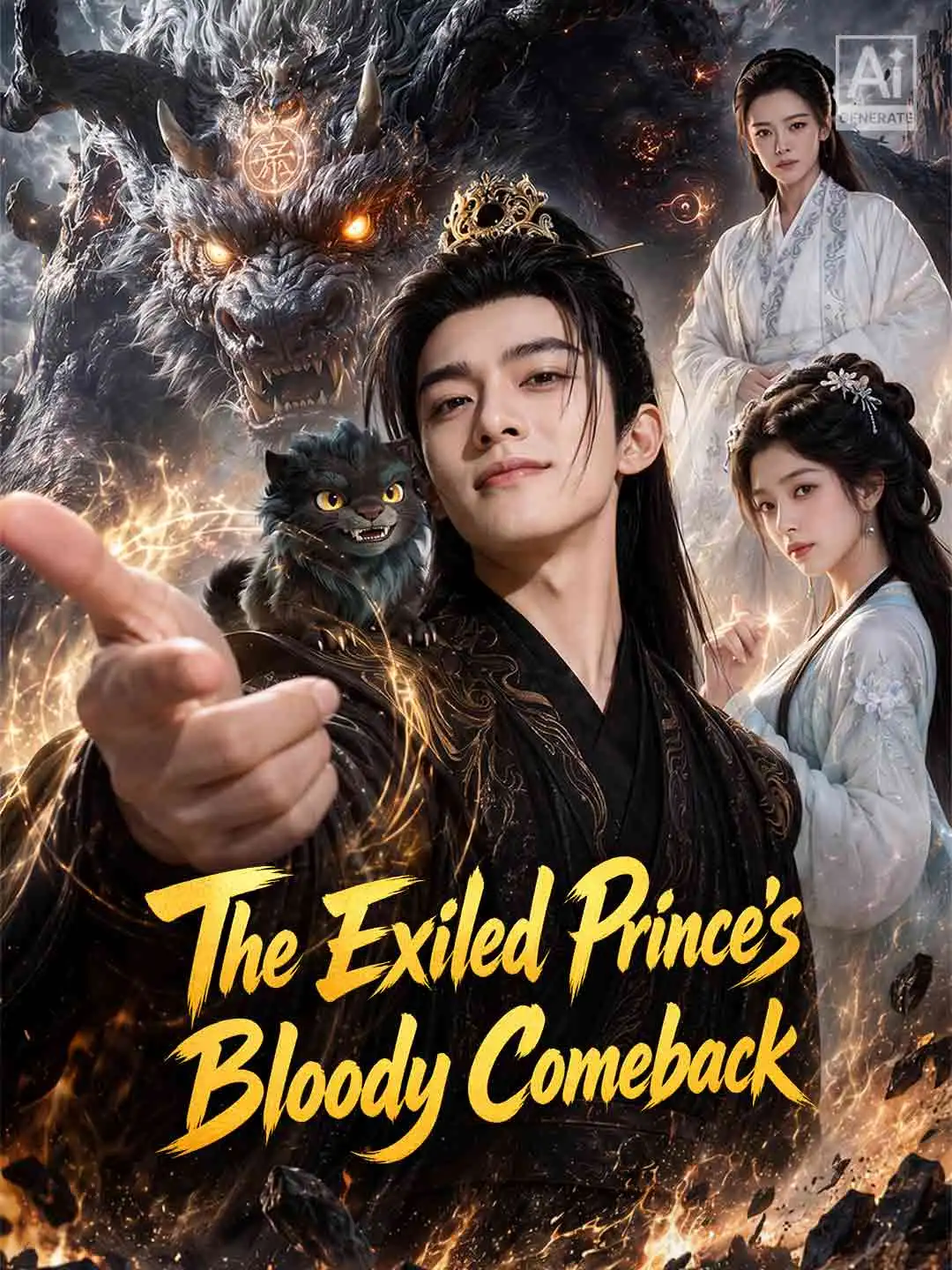 The Exiled Prince's Bloody Comeback short drama poster