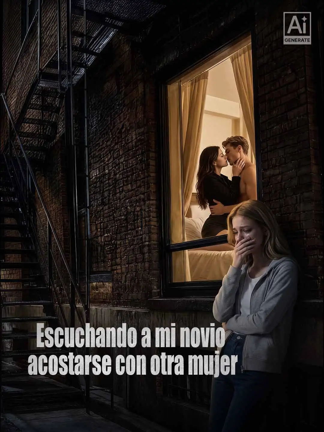 Escuchando a mi novio acostarse con otra mujer short drama poster