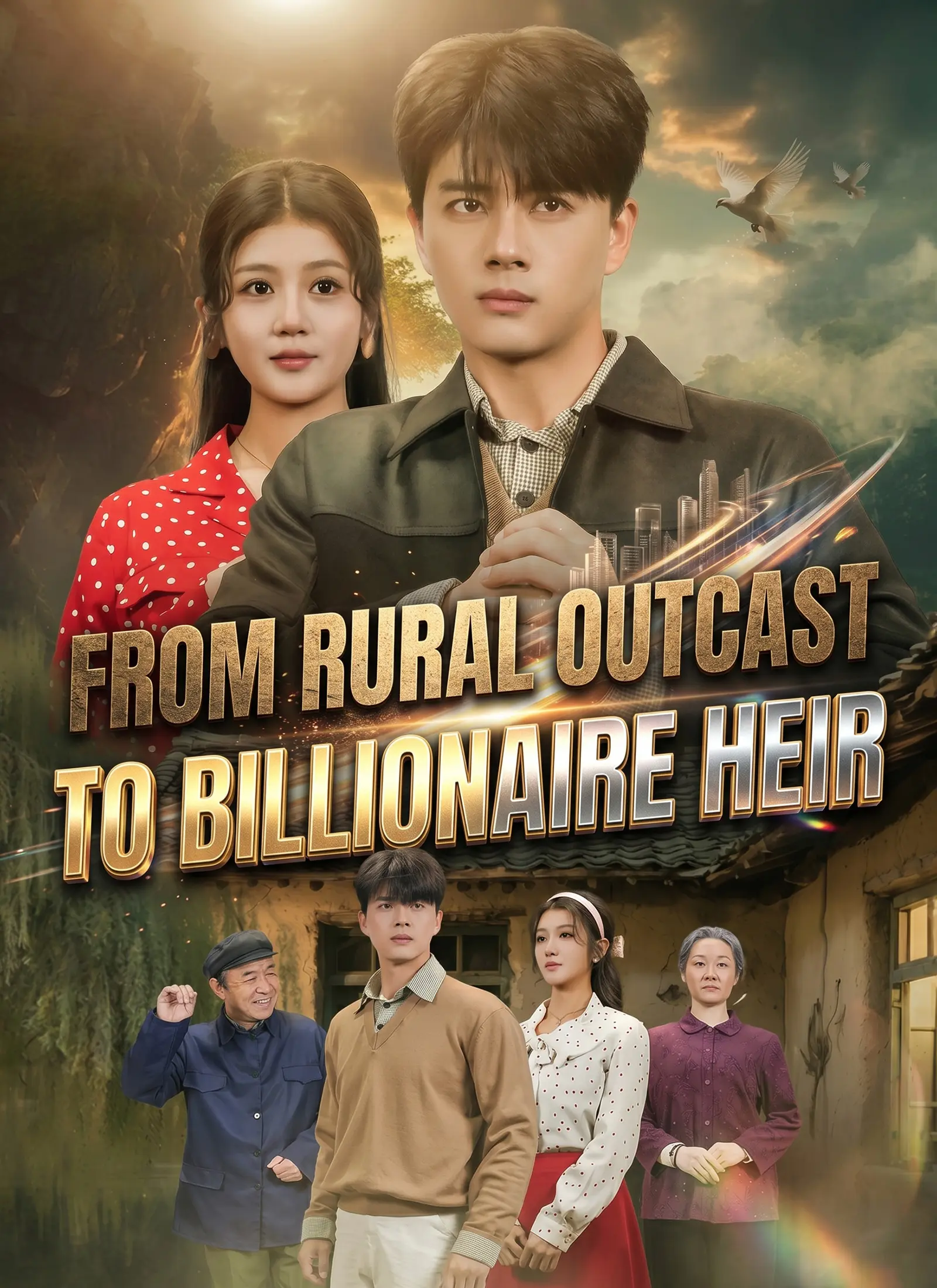 From Rural Outcast To Billionaire Heir short drama poster
