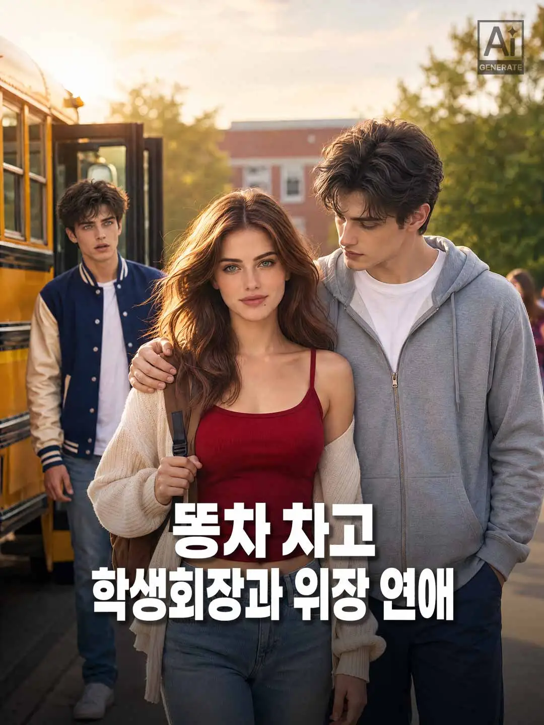 똥차 차고 학생회장과 위장 연애 short drama poster