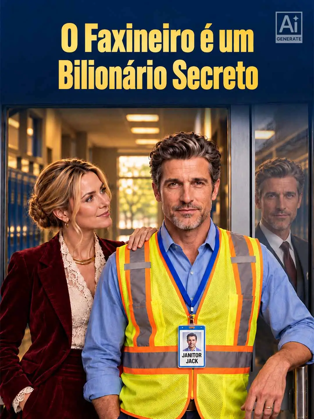 O Faxineiro é um Bilionário Secreto short drama poster