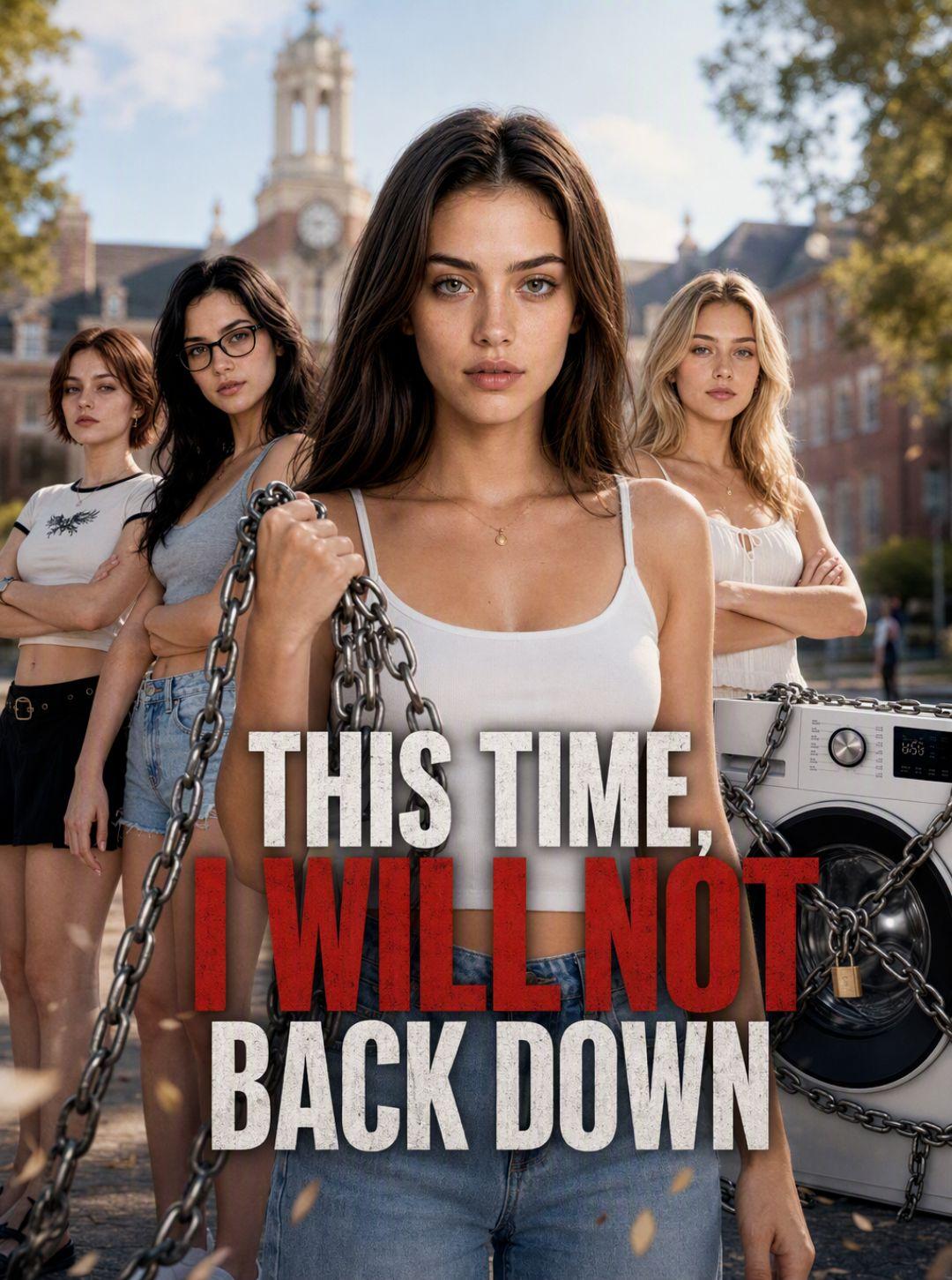 THIS TIME, I WILL NOT BACK DOWN short drama poster
