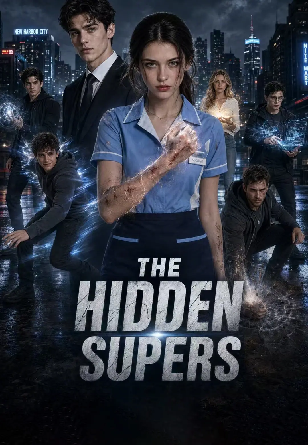 THE HIDDEN SUPERS short drama poster