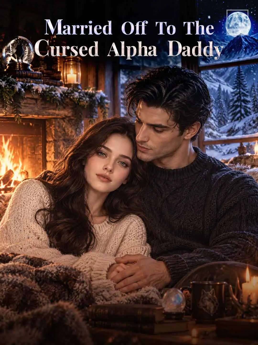 Married Off To The Cursed Alpha Daddy short drama poster