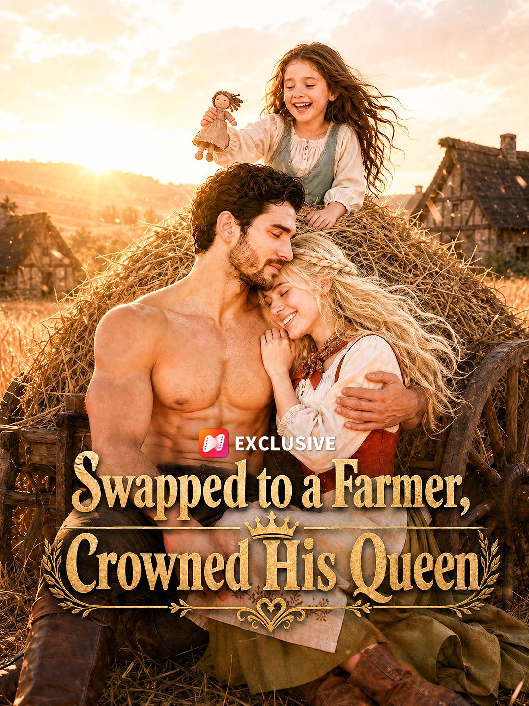 Swapped to a Farmer, Crowned His Queen short drama poster