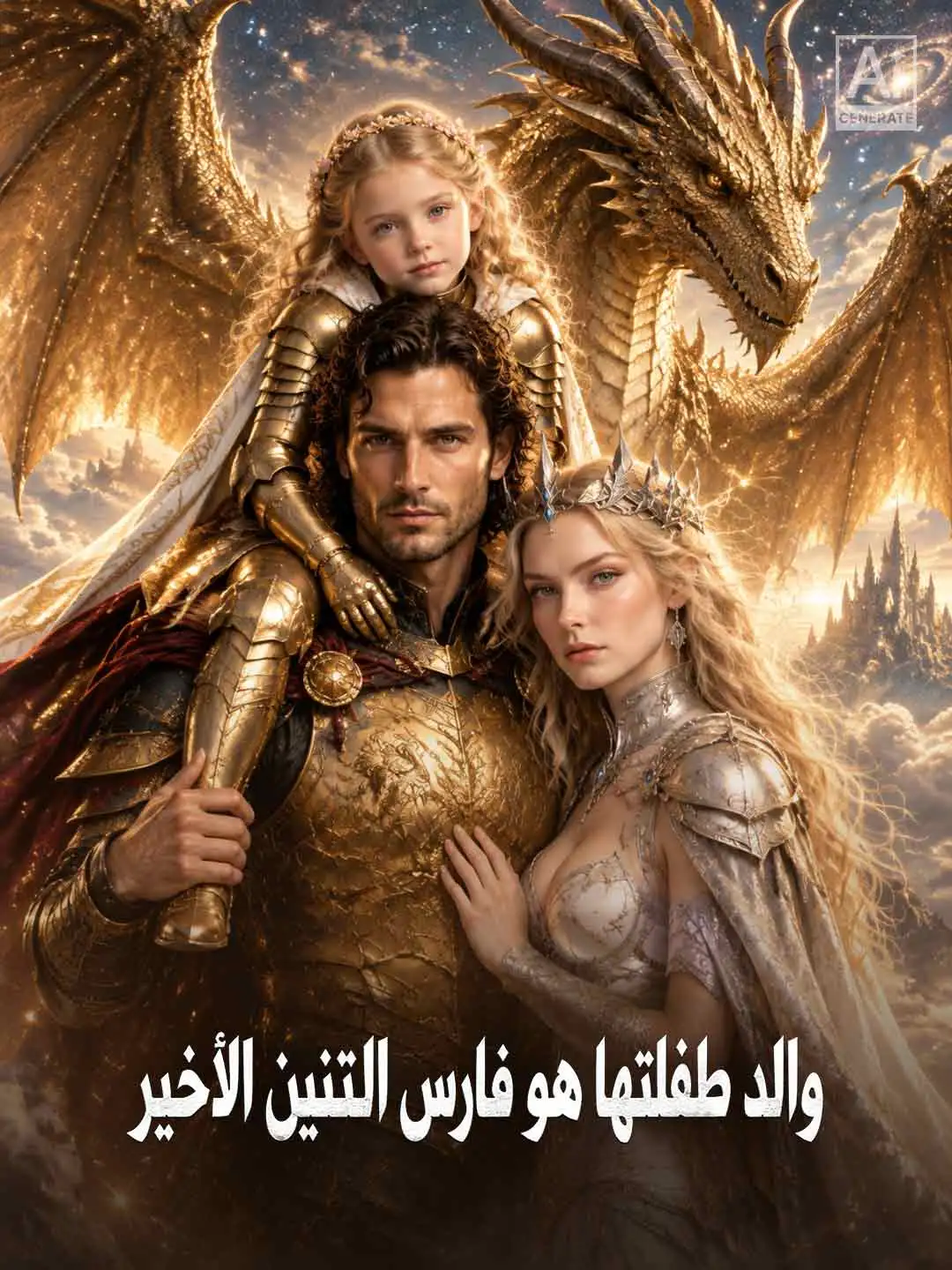والد طفلتها هو فارس التنين الأخير short drama poster
