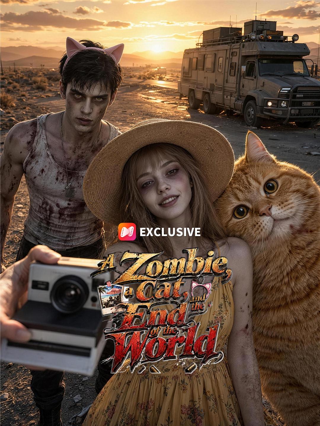 A Zombie, a Cat, and the End of the World short drama poster