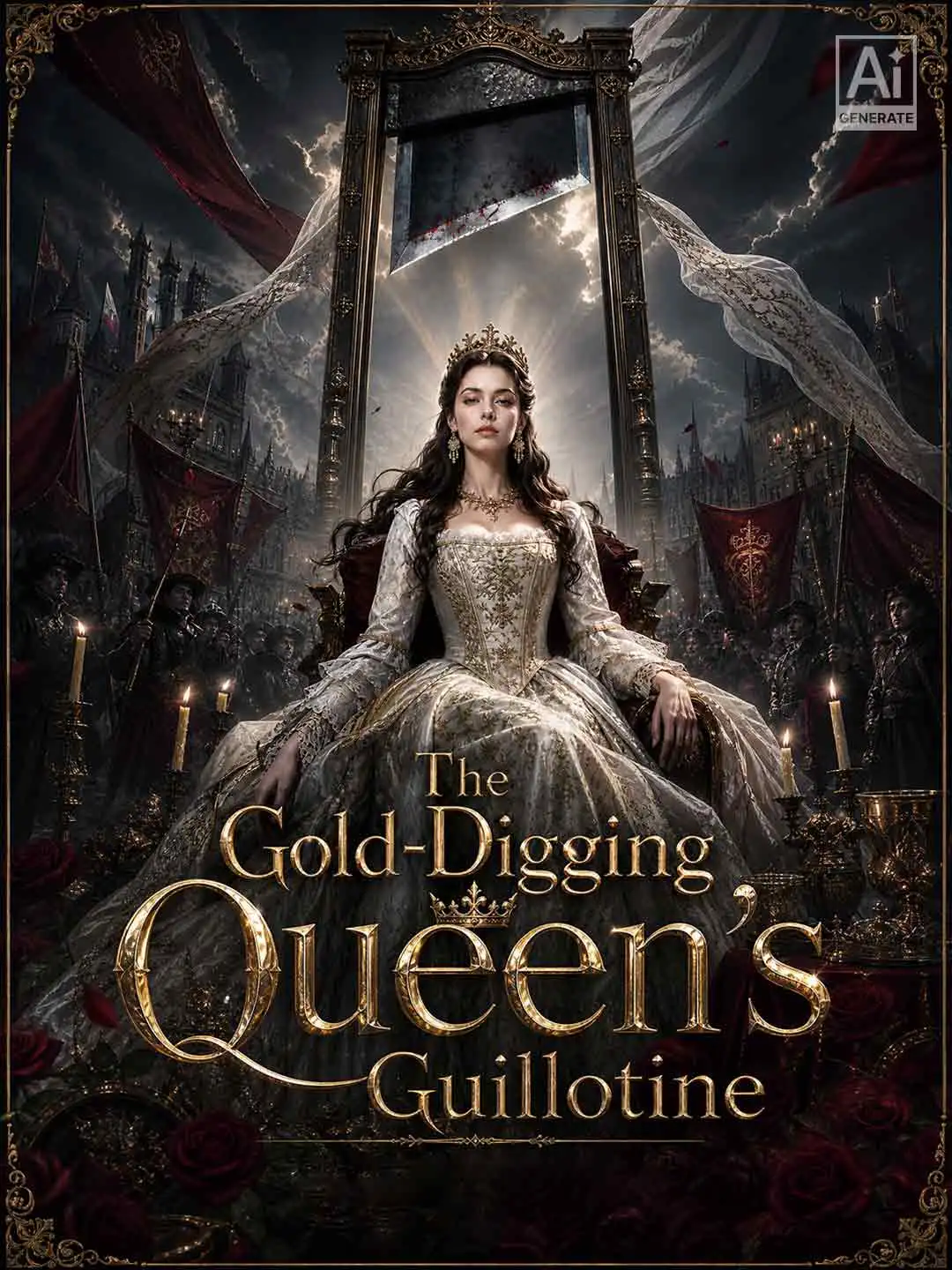 The Gold-Digging Queen's Guillotine short drama poster