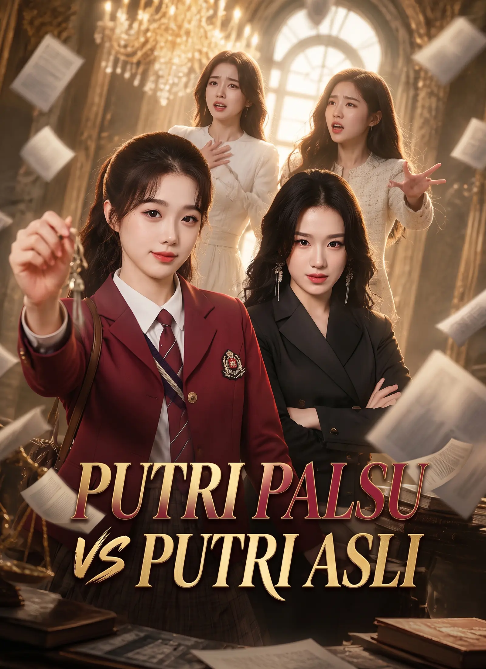 [Dubbing]Putri Palsu vs Putri Asli short drama poster