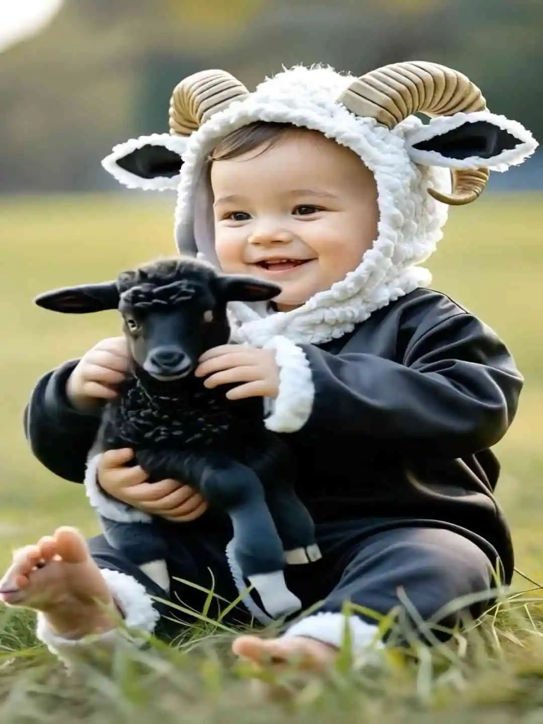 Baby with goat short drama poster