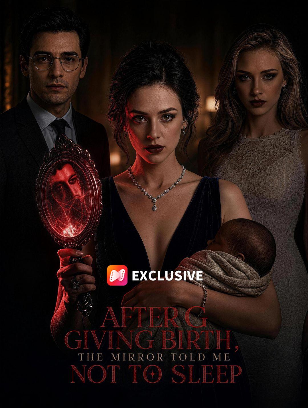 After Giving Birth, the Mirror Told Me Not to Sleep short drama poster