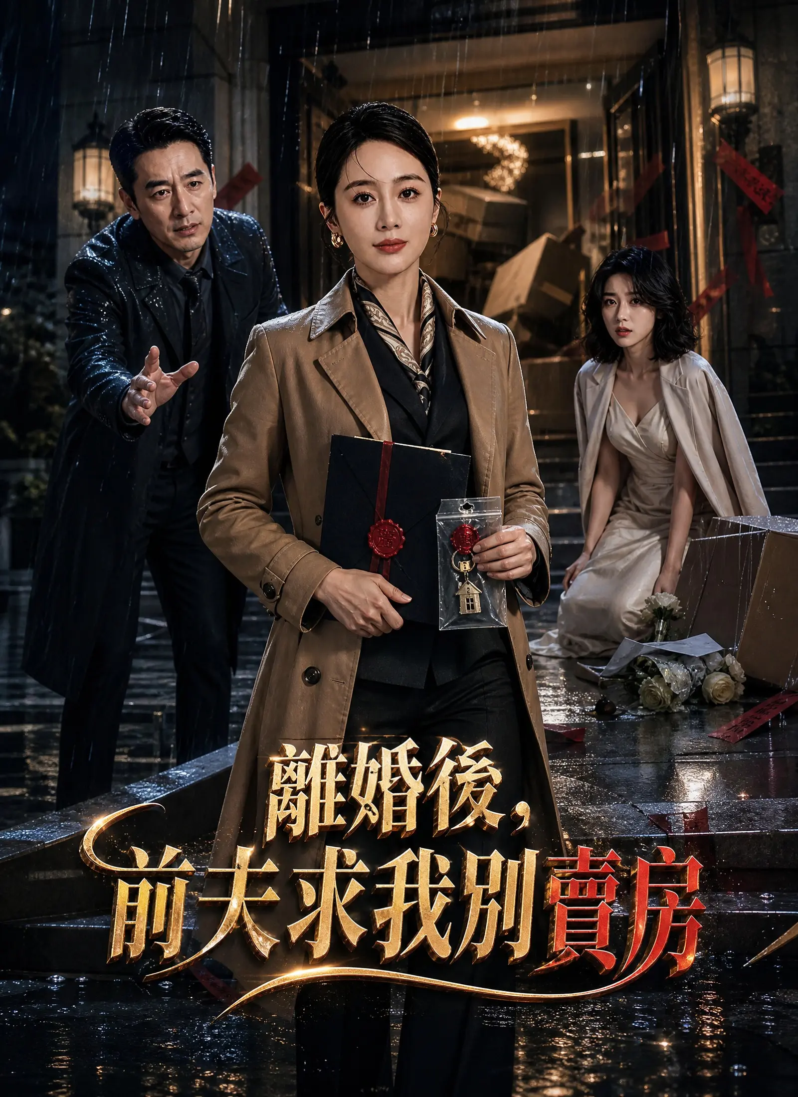 離婚後，前夫求我別賣房 short drama poster