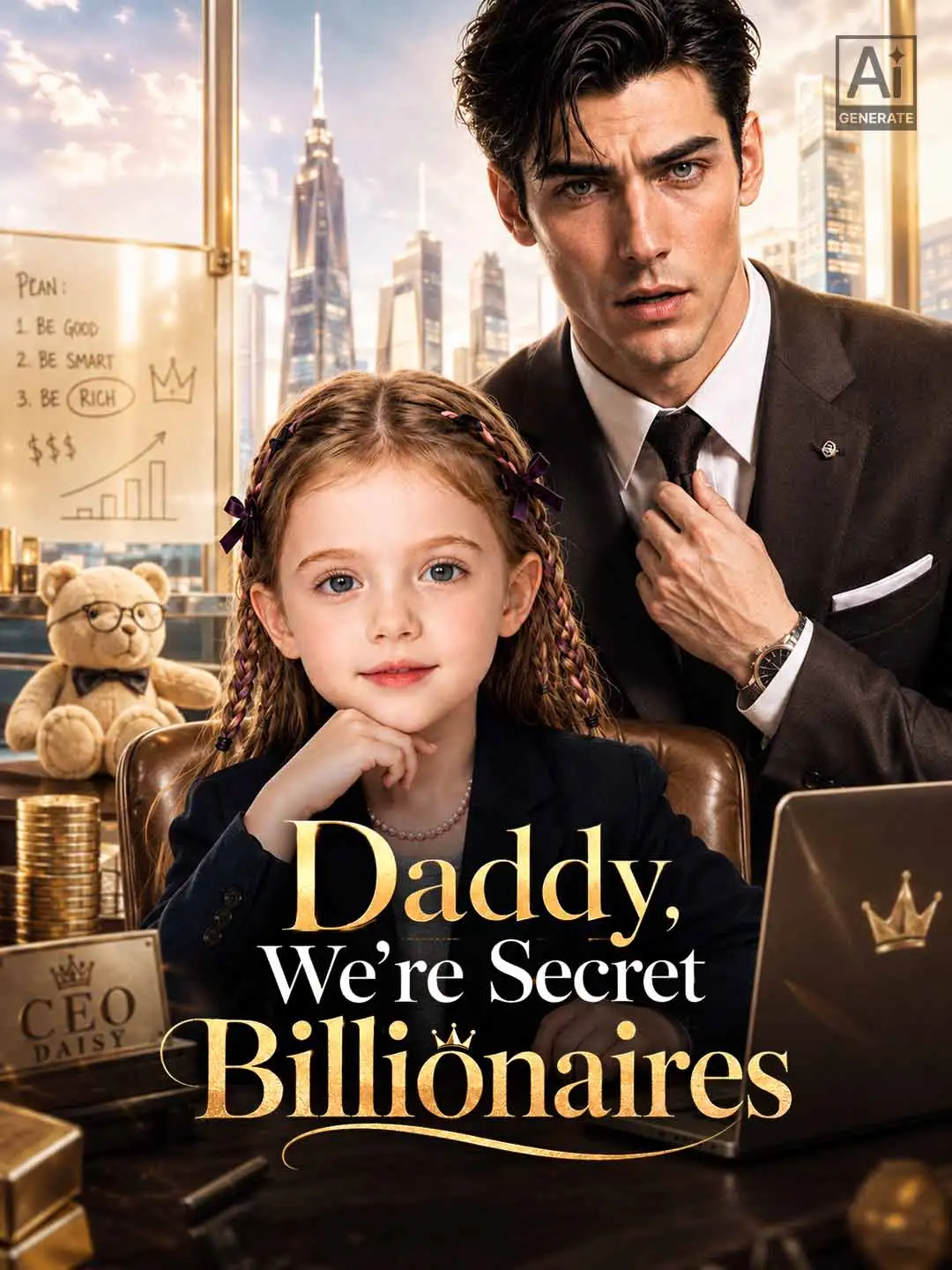 Daddy, We’re Secret Billionaires short drama poster