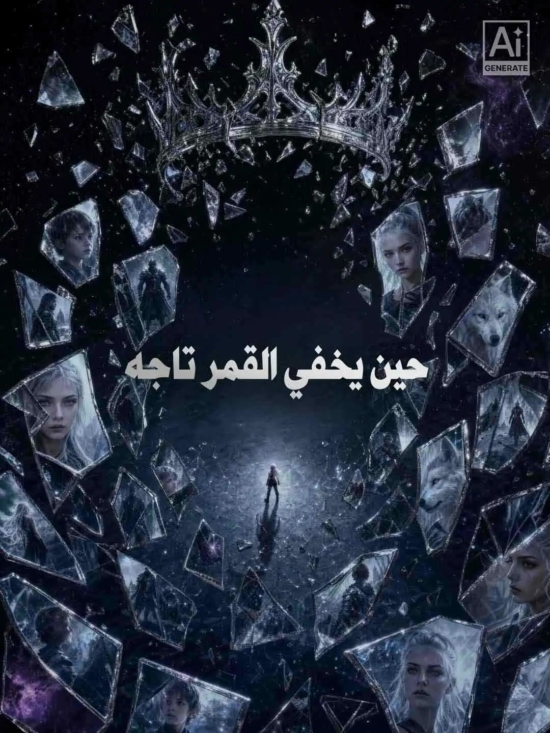 حين يخفي القمر تاجه short drama poster
