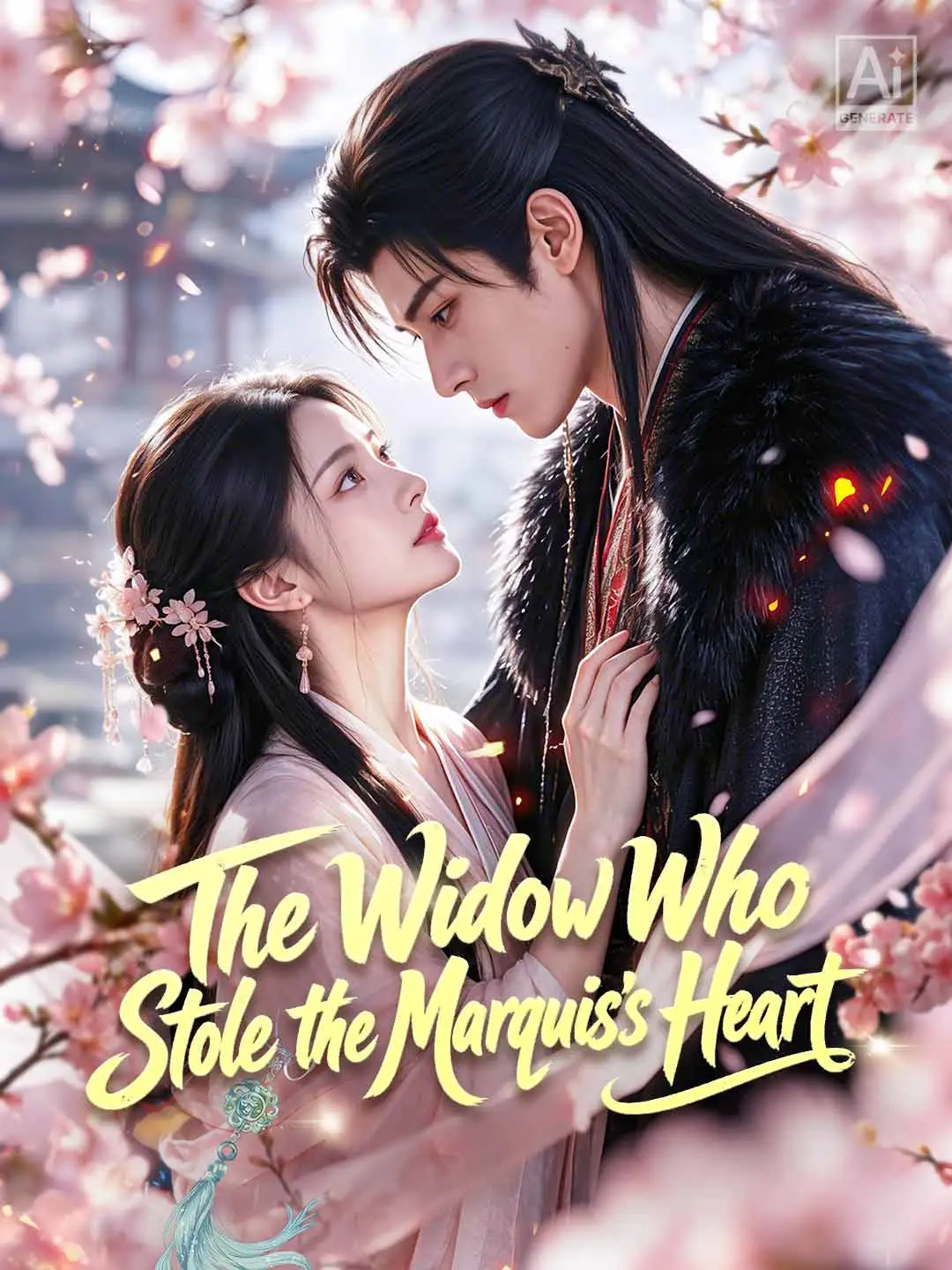 The Widow Who Stole the Marquis's Heart short drama poster