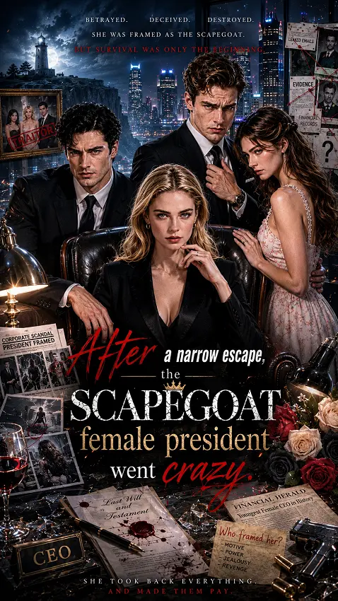 After a narrow escape, the scapegoat female president went crazy short drama poster