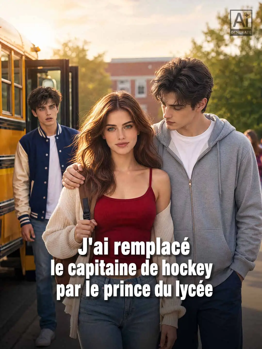J'ai remplacé le capitaine de hockey par le prince du lycée short drama poster