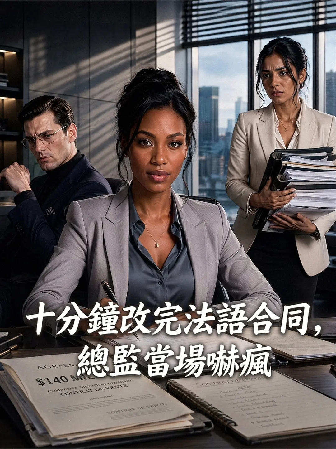 十分鐘改完法語合同，總監當場嚇瘋 short drama poster