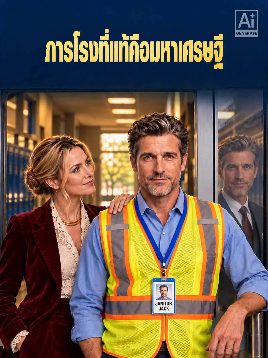 ภารโรงที่แท้คือมหาเศรษฐี short drama poster