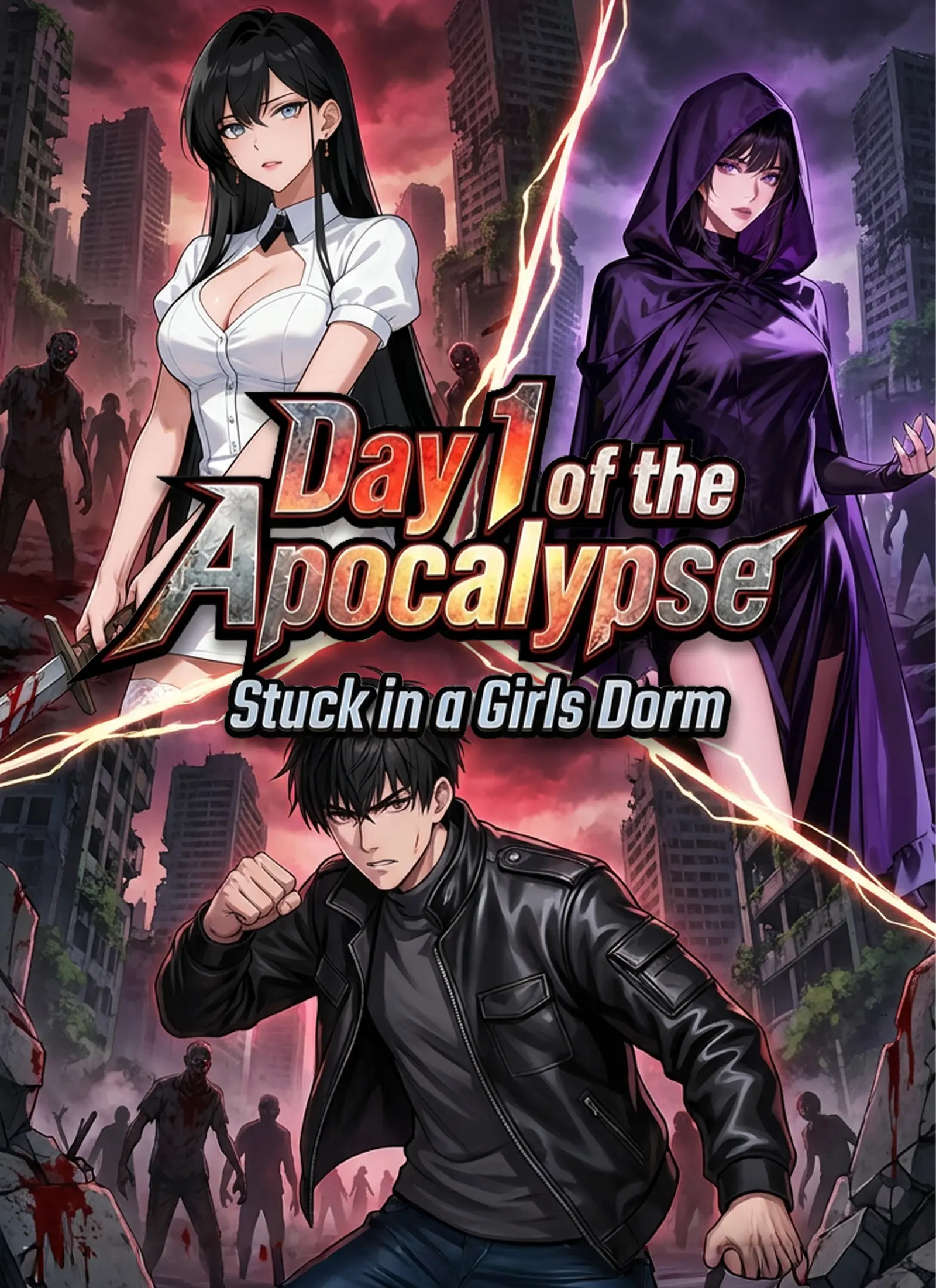 [Dubbed] Day 1 of the Apocalypse Stuck in a Girls Dorm short drama poster