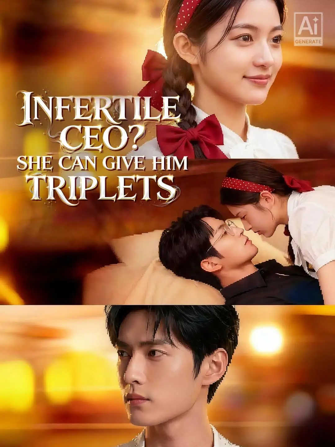 Infertile CEO? She Can Give Him Triplets short drama poster