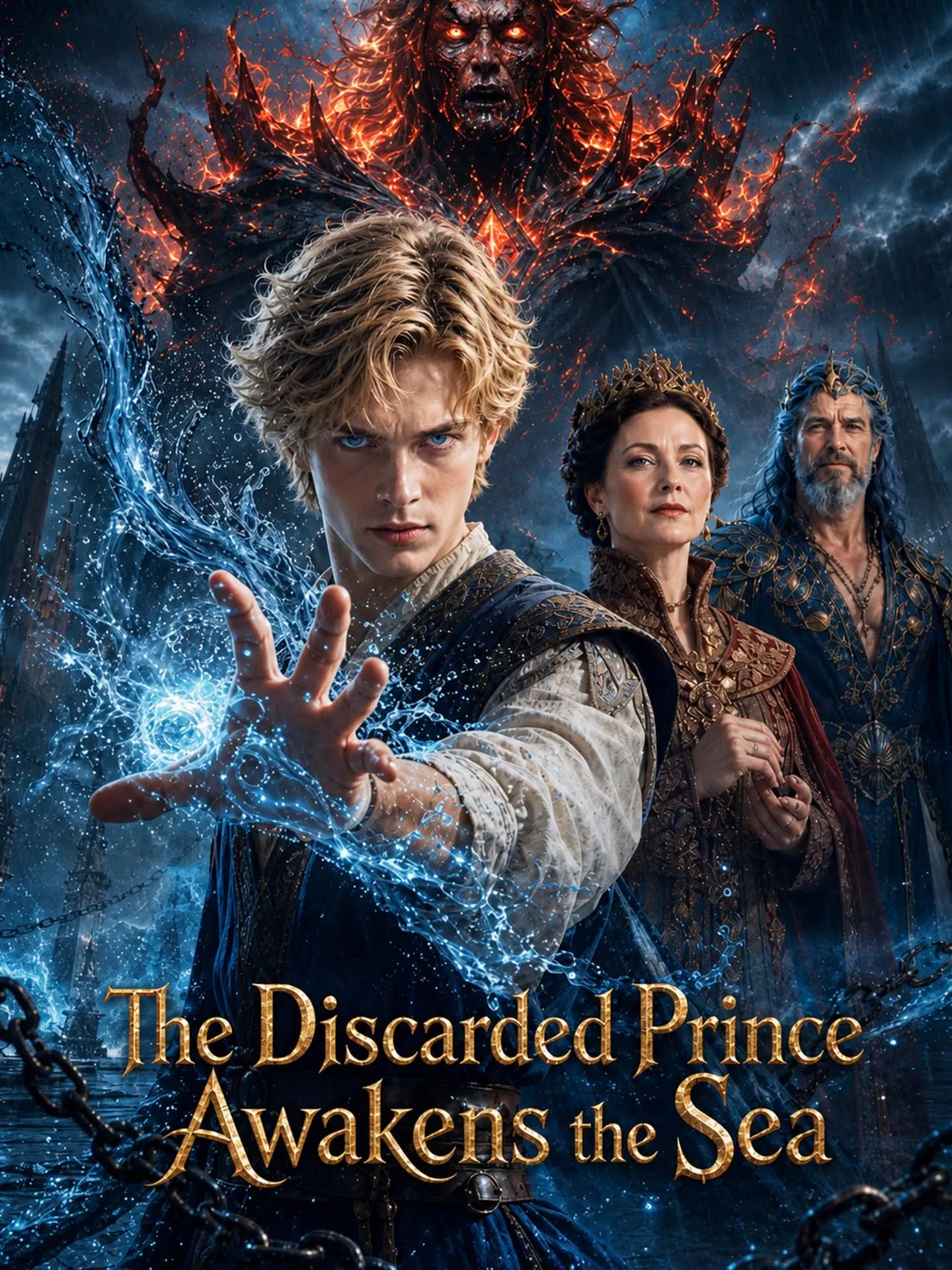 The Discarded Prince Awakens the Sea short drama poster